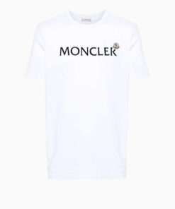 Flocked-logo t-shirt