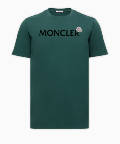 Flocked logo T-shirt