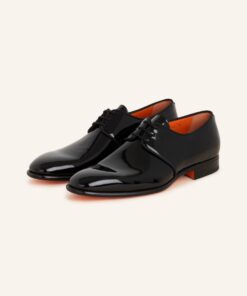 Santoni Lacquer lace-up shoes MOORE