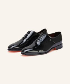 Santoni Patent lace-up shoes NOVA
