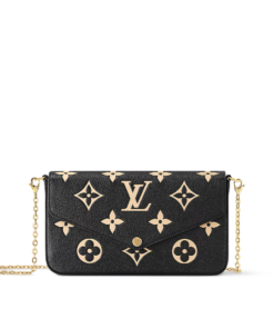 Felicie Pouch Black Beige