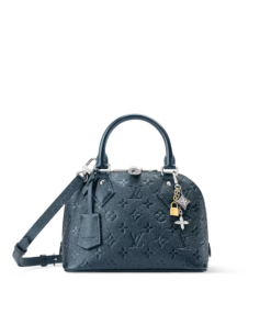 Alma BB Blue Monogram Print